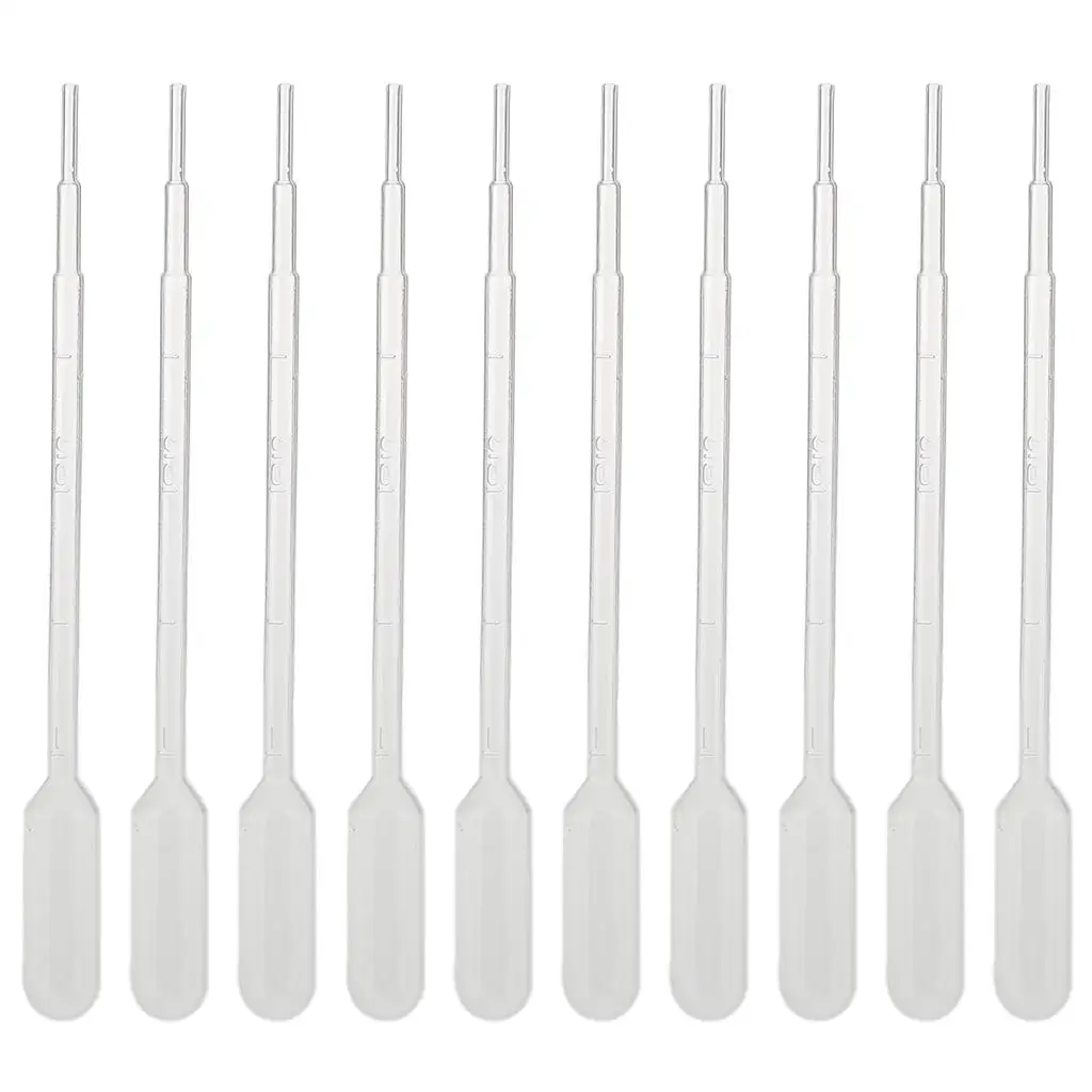 Disposable PIPETTE Eye Droppers 1ML Transfer Liquids Perfume Pack of 10pcs