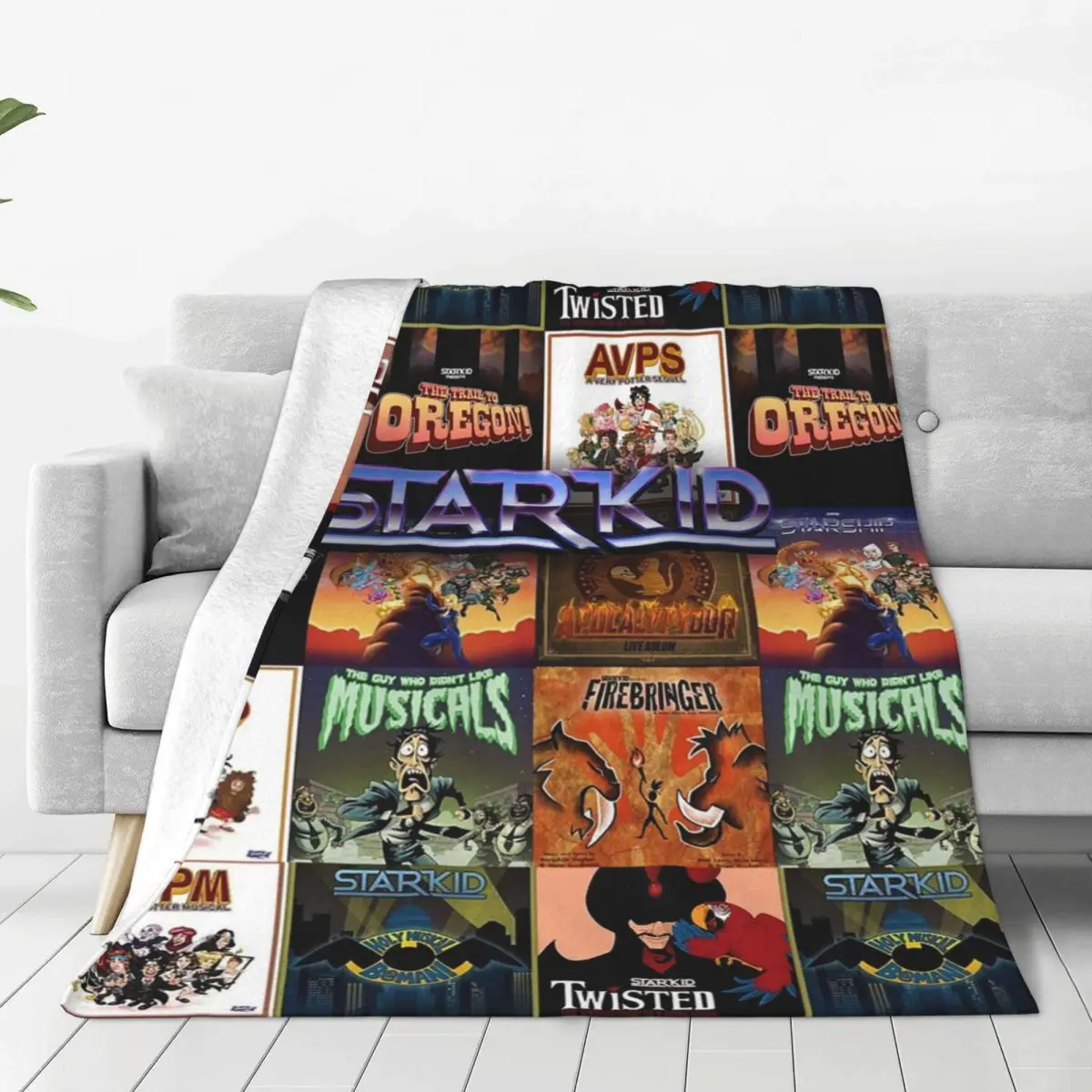 Starkid Musicals Blanket Flannel Warm Sofa Throw Blankets For Couch Bedding Travel Throws Bedspread Quilt