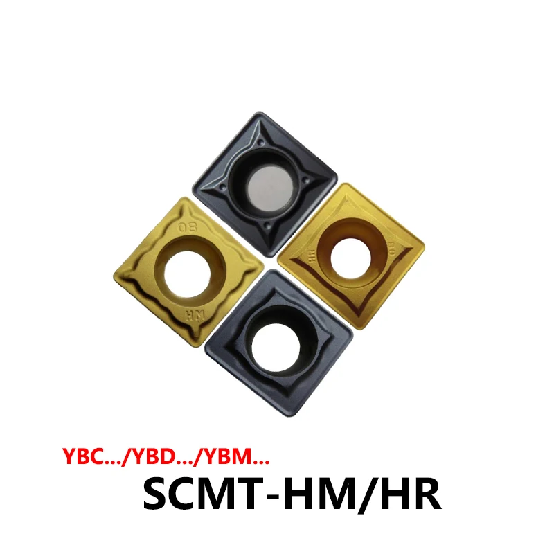 SCMT09T304 SCMT09T308 SCMT120404 SCMT120408 SCMT120412 HM HR YBC251 YBD152 YBM251 SCMT Inserts Tools CNC Lathe Cutter Machine