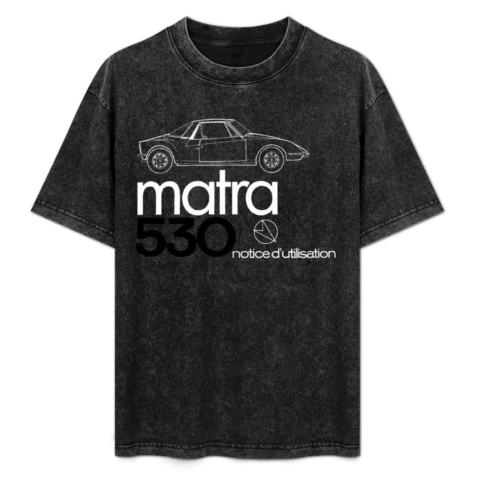

MATRA 530 OWNER'S HANDBOOK T-Shirt tops blue archive cotton man t-shirts summer 2025 workout shirts for men