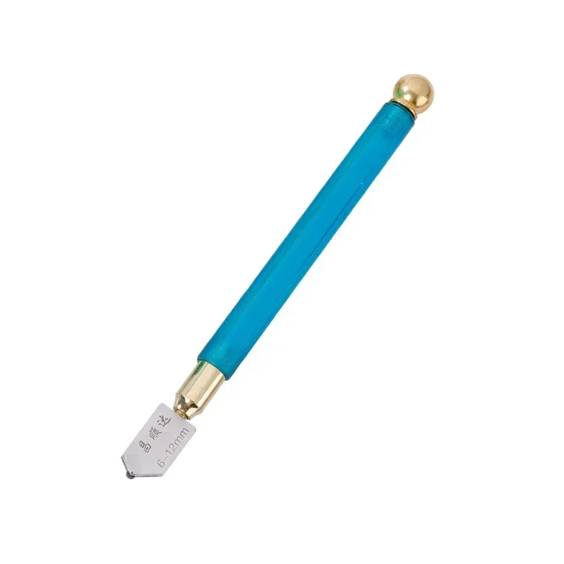 Pemotong Kaca Berlian Pisau Pemotong Ubin Lantai Kaca Tebal Pisau Tangan Baja Tungsten Tipe Rol Multifungsi Rumah Tangga