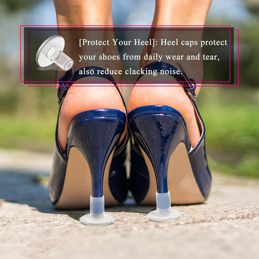 18 Pairs/lot High Heel Protectors Heel Cap Covers for Outdoor Wedding Party Heel Stoppers Stop Heel from Sinking in Grass or Mud