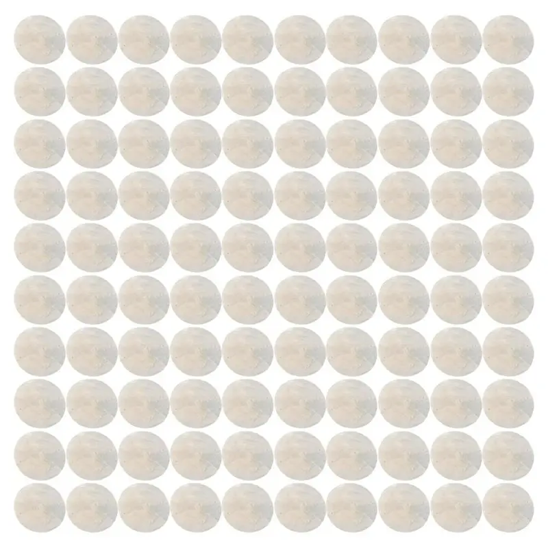 Capiz Shells - 100PCS 1 Inch Round Shells With Holes, Polished Natural For Crafting Jewelry Making DIY