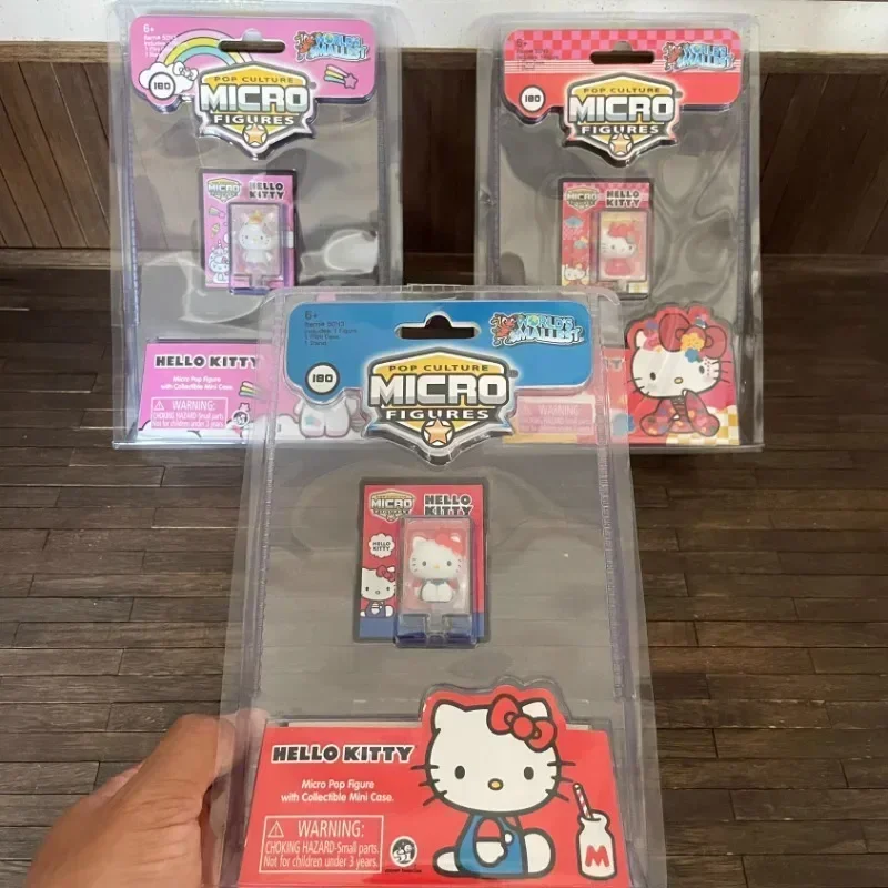 

Genuine Sanrio Mini Miniature Hello Kitty Kawaii Figures Kids Gifts Cartoon Desktop Decor Girl Toy Collect Birthday Gift