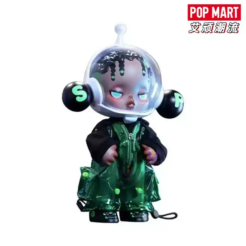 

SKULLPANDA OOTD фиолетовая экшн-фигурка дополнительного размера, модная кукла для девочек, настраиваемая художественная игрушка, коллекционный подарок