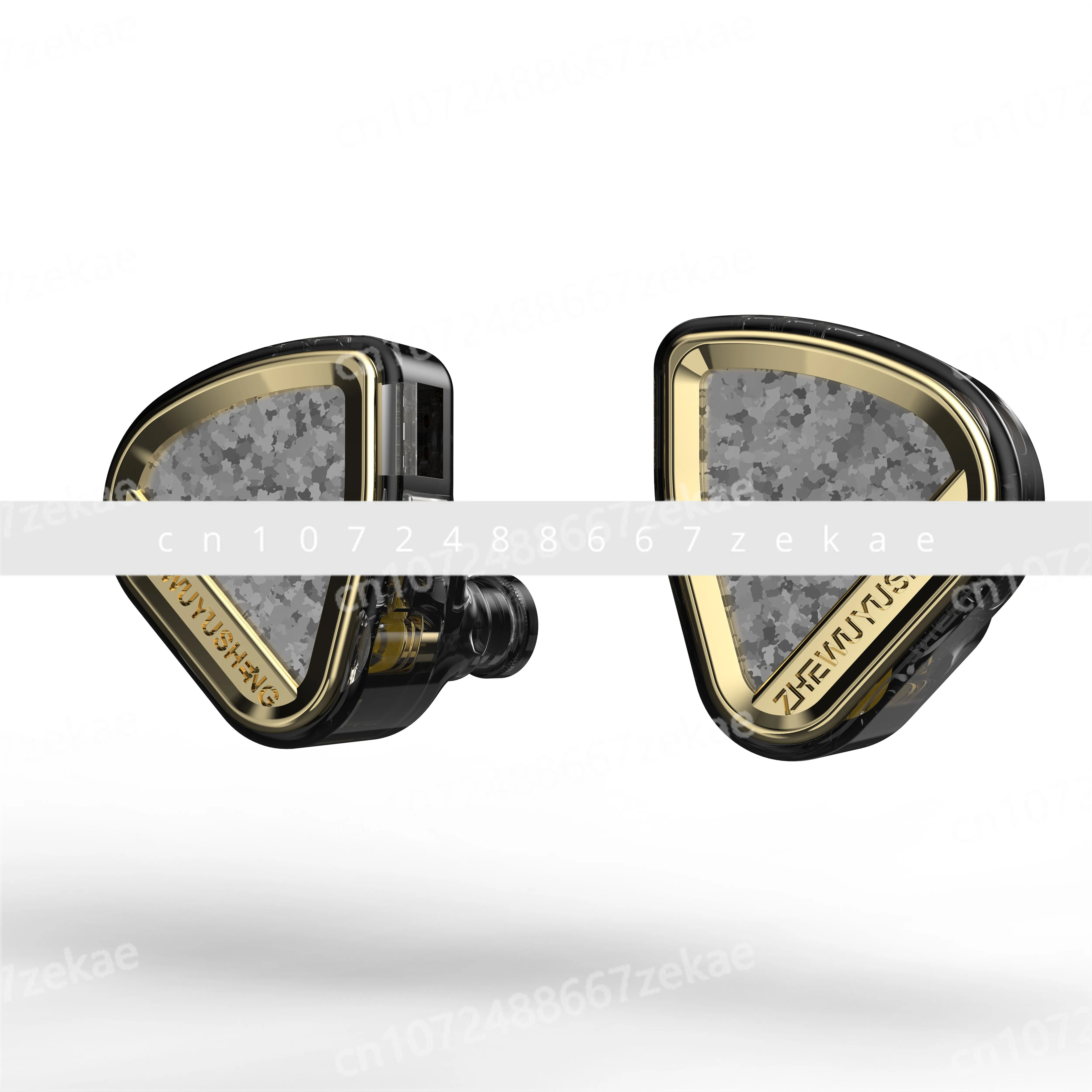 Black Rock Star BRS Multi-unit Dynamic Flat Panel Frequency Division Design HIFI in-ear Earphones Stereo Earplugs
