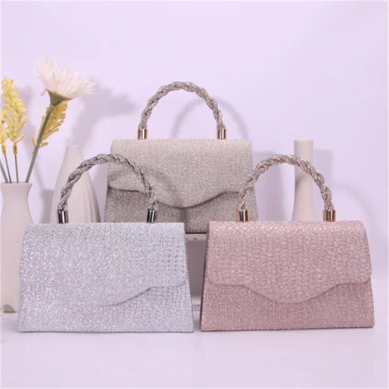 

Новинка 2023 года, женские вечерние сумки, клатчи с бриллиантами, вечерние свадебные кошельки для женщин, 3 цвета, Прямая доставка