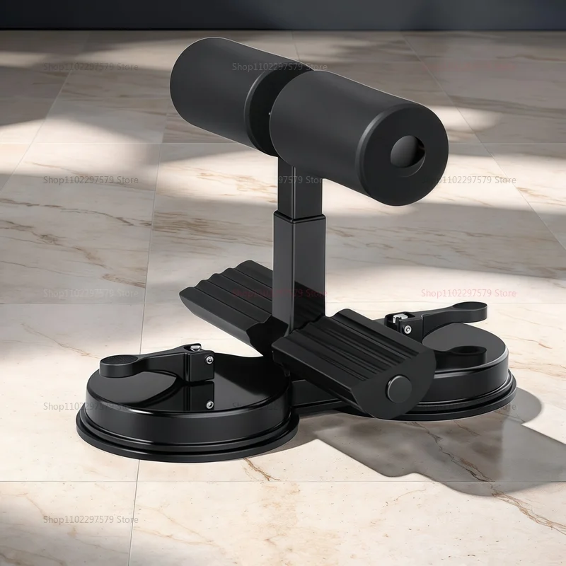 معدات الجلوس في البطن مع كوب شفط لدعم الكاحل قابل للتعديل وتمارين اللياقة البدنية في الأماكن المغلقة والتدريب البدني