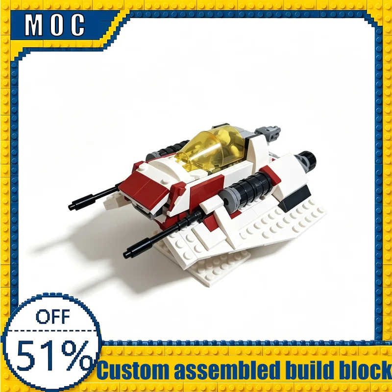 NEW 247PCS T-47 Sports Snowspeeder Modify 75432 Alt Custom Building Blocks DIY Assembly Educational Toy For Boys Birthday Gifts