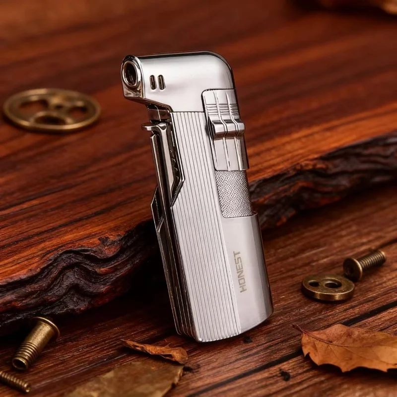 Butane Jet Lighter with Pipe Tool Pipe Rod Lighter Multifunction Gas Lighter Free Fire Compact Cigarette Accessories Cigar Man