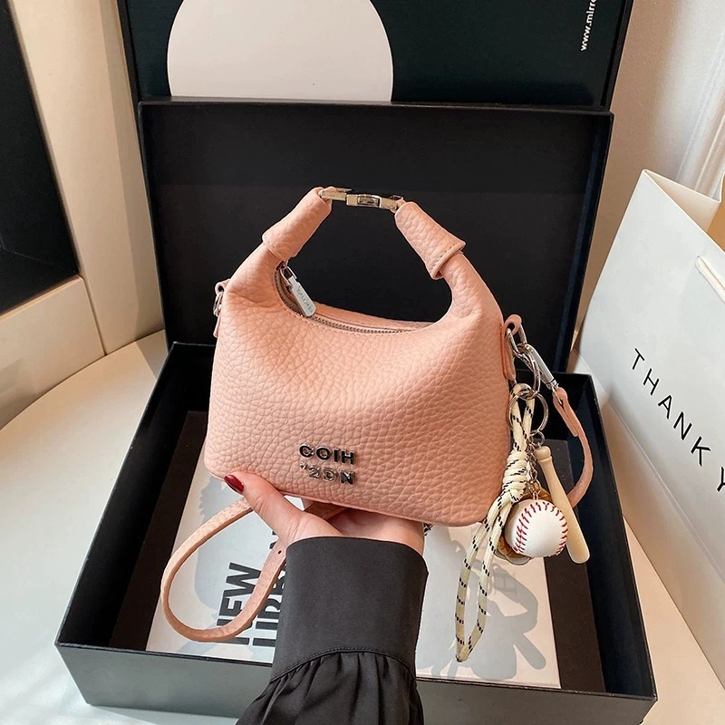 

Advanced texture small bag women's bag new niche design fashionable hand-held small square bag single shoulder crossbody bag