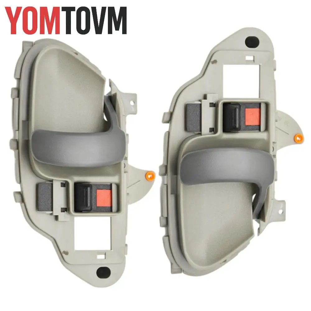 

Left Right Car Interior Inside Door Handle Without Frame Gray for Chevrolet GMC C2500 C3500 K1500 1988-2000 15708043 15708044