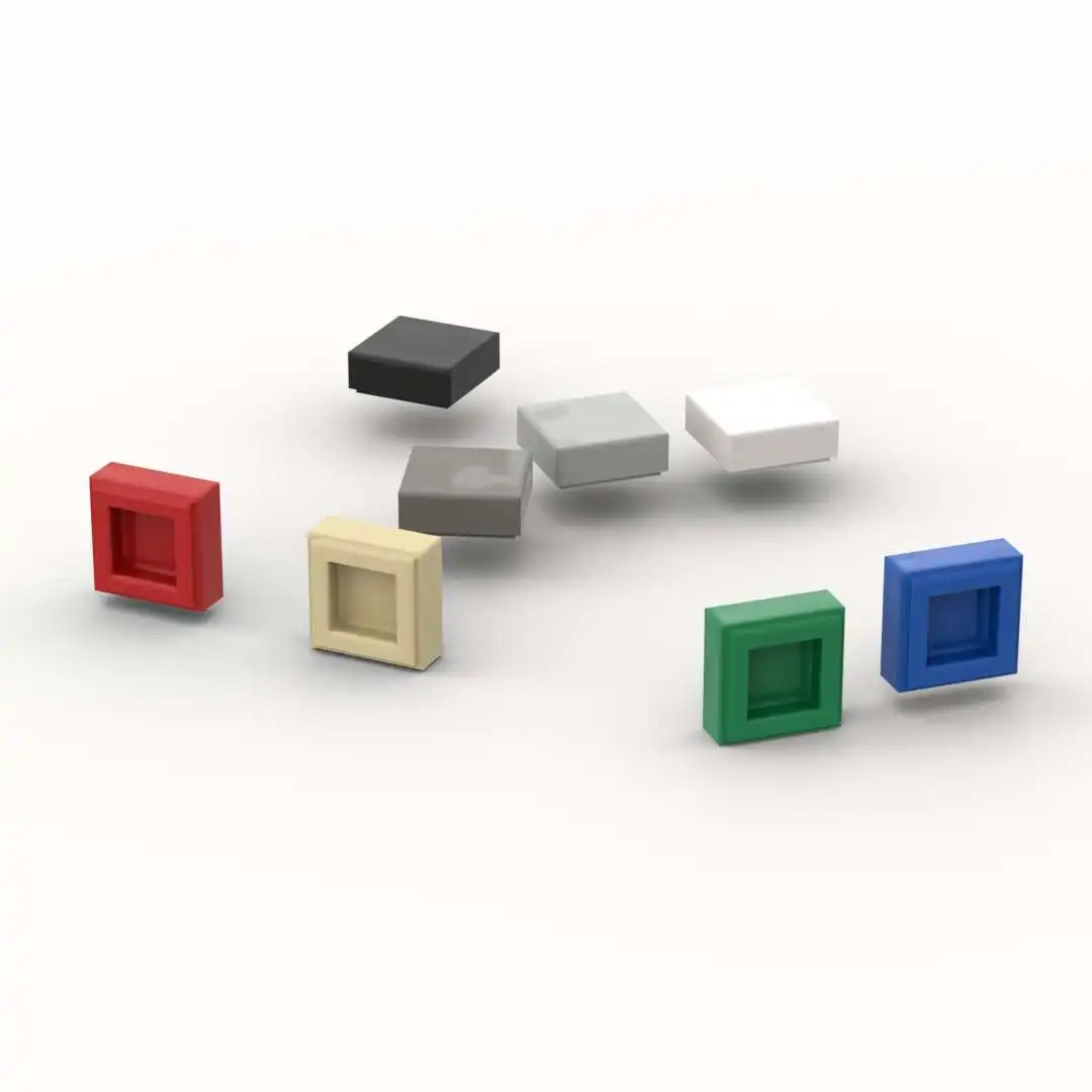 10 PCS Building Blocks Bricks Figure Smooth 1x1 24 Color Educational Creative Size Bricks Bulk Model Kids Toys for Children