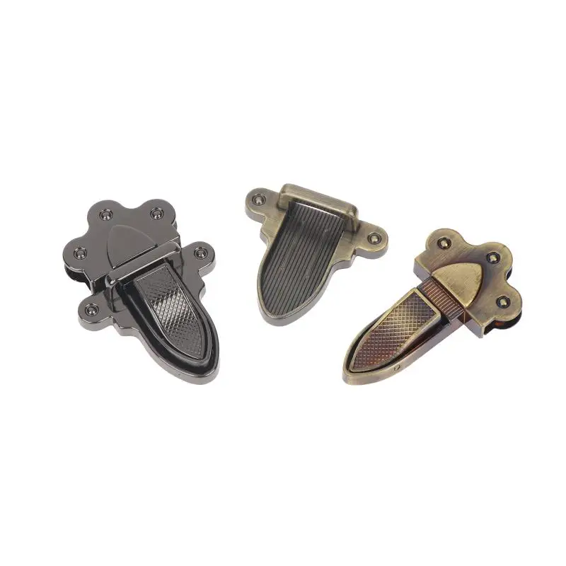 1 Set DIY Handtaschen- und Schultertaschen-Hardware-Zubehör Metallverschluss Zungenverschluss Druckverschlüsse Verschlussteile – Detail 4