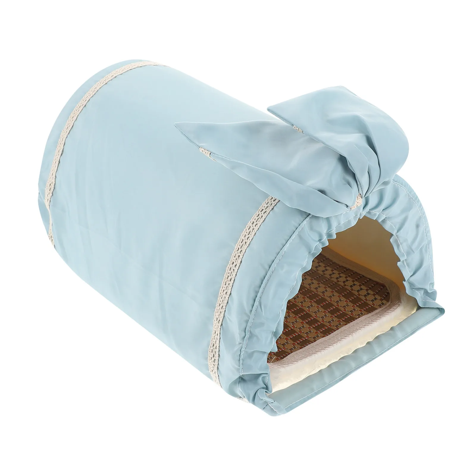 

Теплое и уютное спальное место для хомяков, домик-убежище для мелких животных: морских свинок, белок, мышей, зимний туннель-лежанка, пещера для отдыха