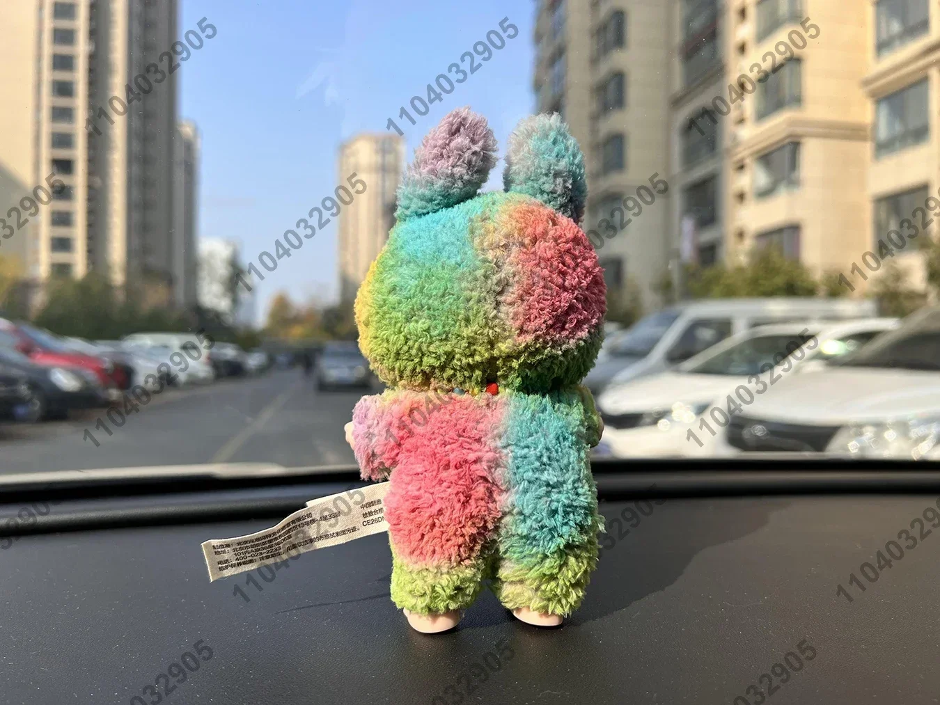 Labubu les monstres arc-en-ciel série macaron passionnant poupée Transformation vinyle peluche poupée figurine d'action sac pendentif à breloque cadeau