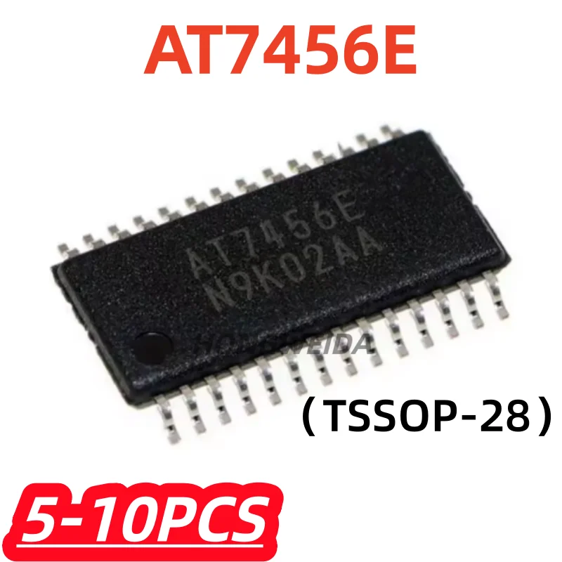 5-10Pcs/lot 100% New AT7456E TSSOP-28 OSD Character Superposition Chip