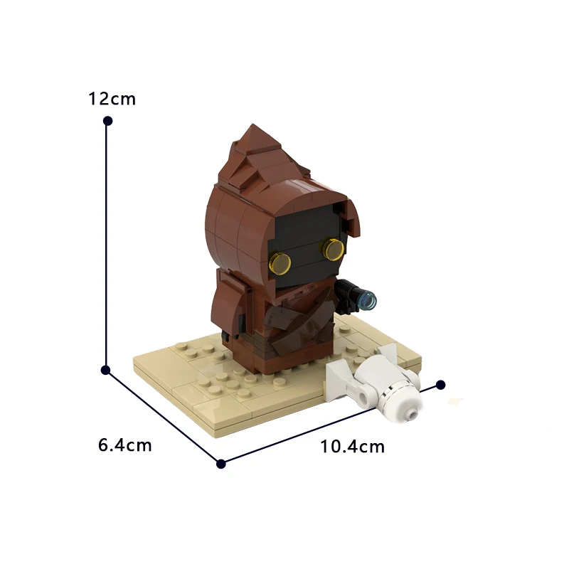 Desert Interstellar Collector Building Kit Space War Scavenger Dwarf Small Particle Bricks Desktop Display Gift
