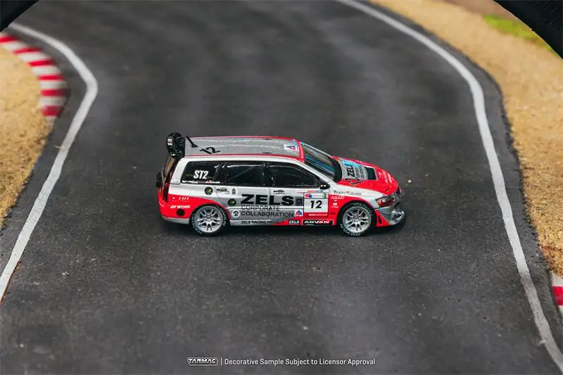 Tarmac Works 1:64 Lancer Evolution Wagon Super Taikyu Series 2007 Diecast Collector\'s Vehicle Model Car