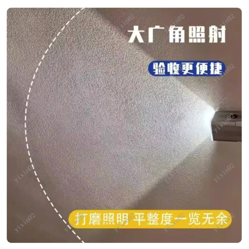 USB Rechargeable LED Wall Inspection Flashlight Portable Tester with 12h Battery Life for Home Maintenance