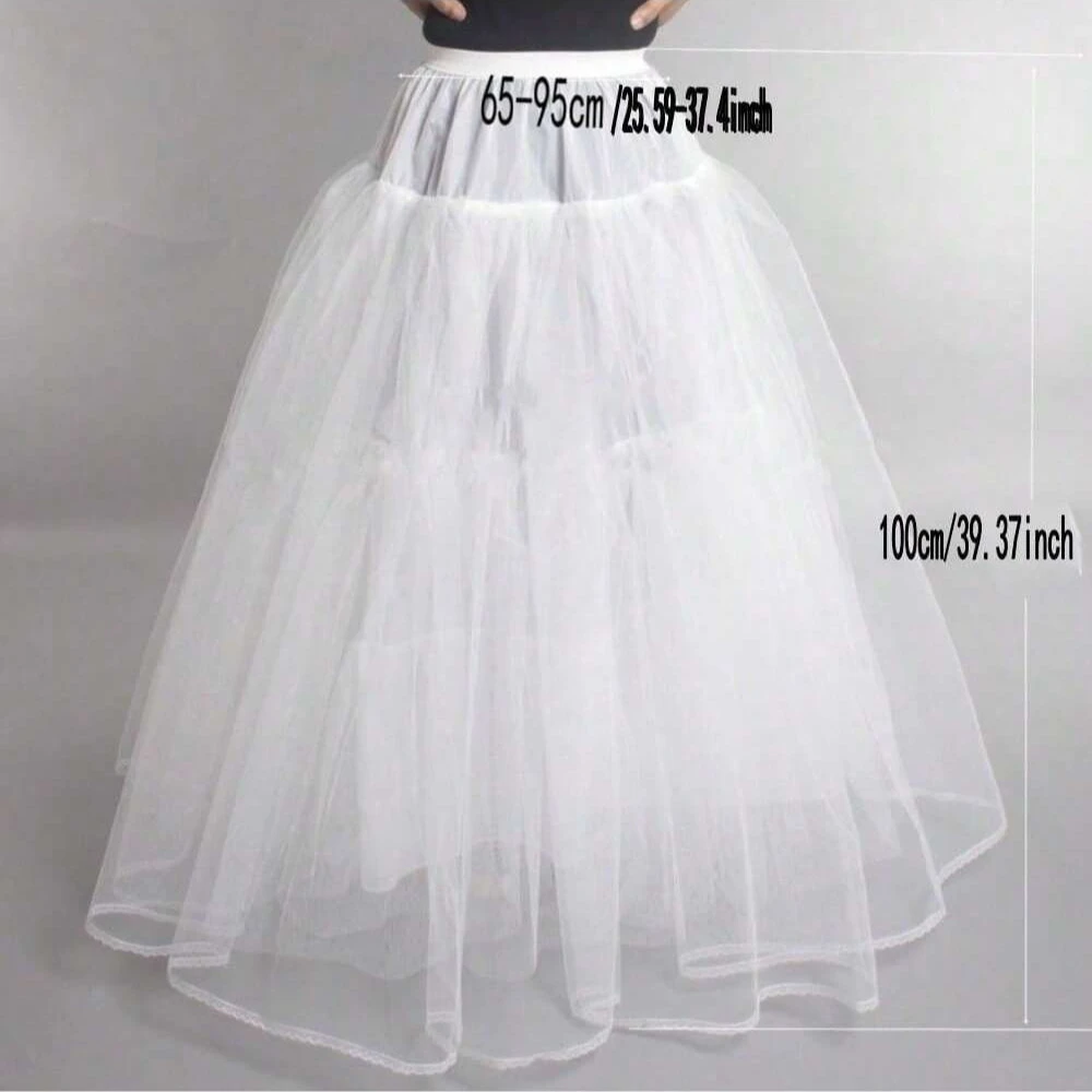 فستان الحفلة الراقصة الزفاف زلة هوب تنورة الزفاف ثوب نسائي تحتية كرينولين