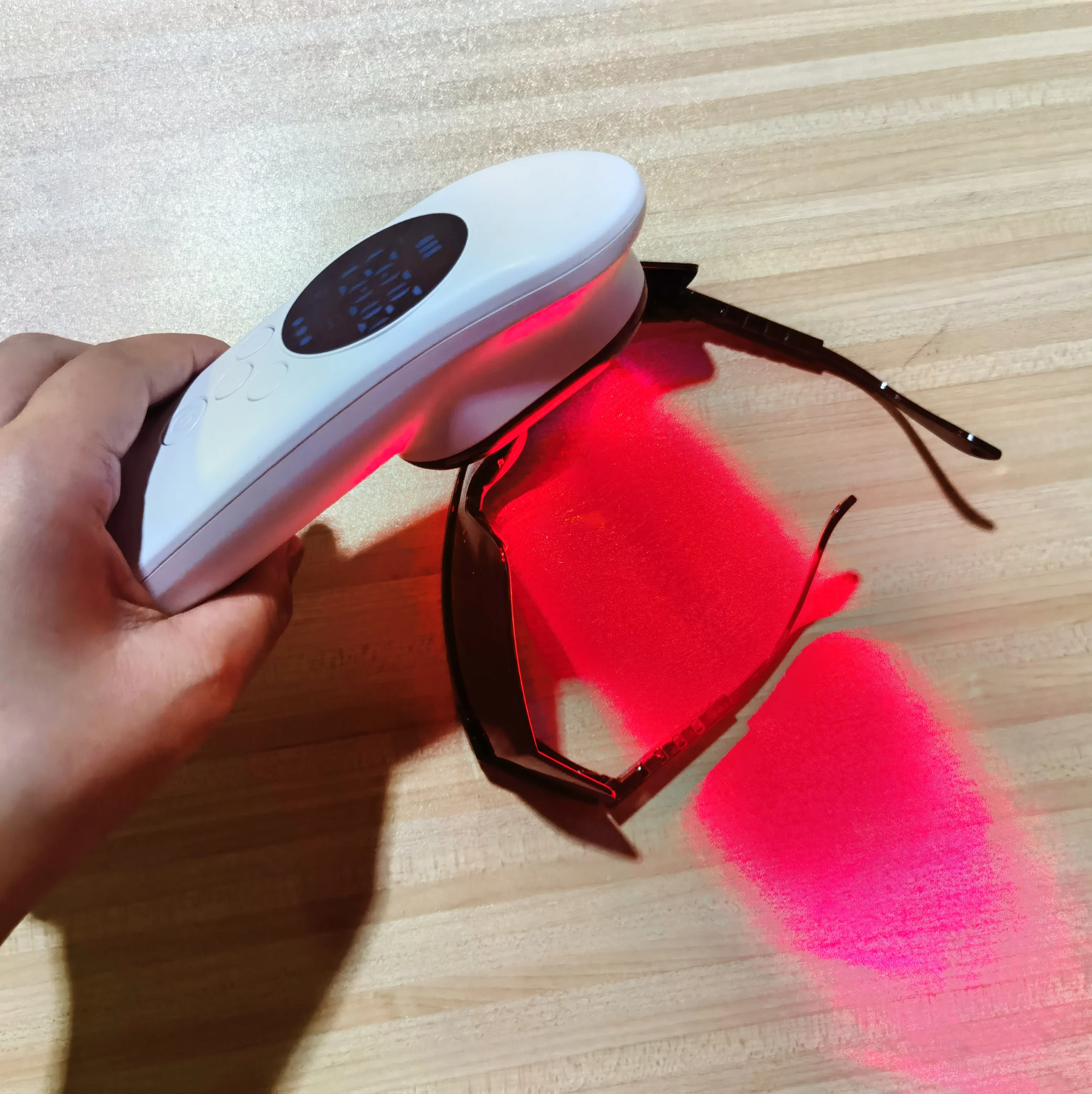 

High Power 808nm Laser Device 520mW - Pain Relief for Joints & Muscles, Acupuncture Points Stimulation, NIR Light