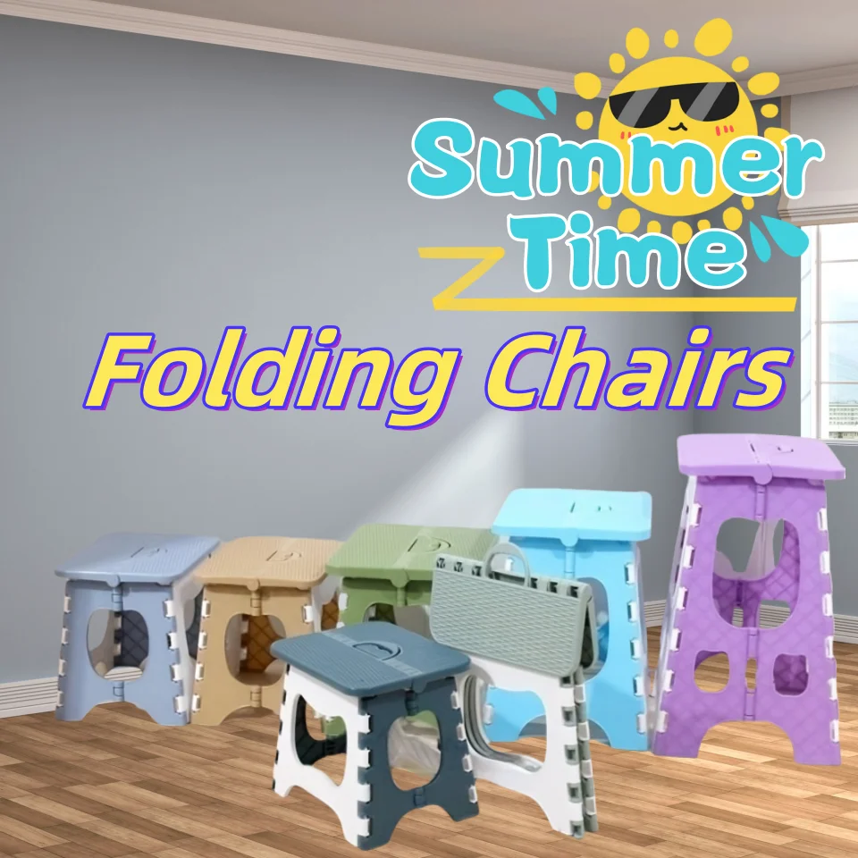 1 Piece of Portable Foldableing Stool That Can Be Used Indoors and Outdoors, Portable Plastic Stool for Adults, Outdoor Fishing, Train Boarding,