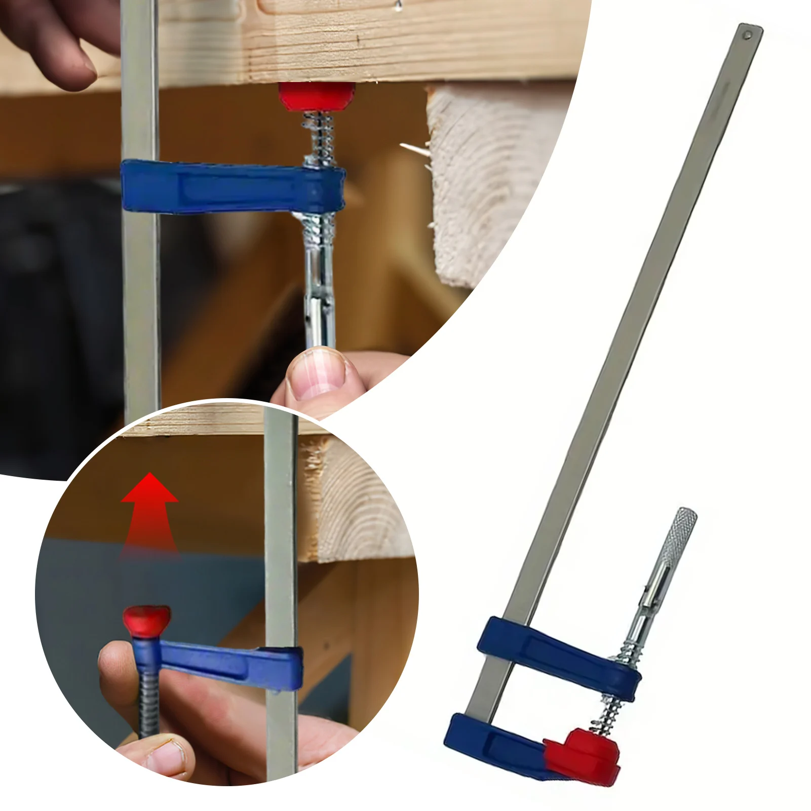 4pcs Wood Gluing Pipe Clamps set Fixture Quick Release Pipe Clamp English Wood Clamp for Woodworking Workbench tools