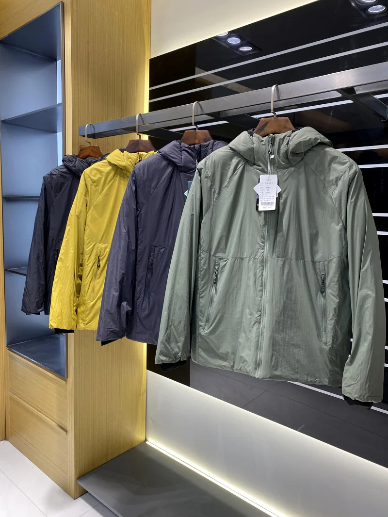 Jaet de algodão quente leve ao ar livre masculino inverno nova chegada high-end funcional faionable urbano sle zíper decoração