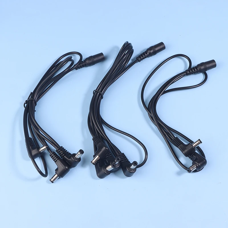 New Power Supply Splitter Cable For 9V DC Adapter Plug Guitar Effects Pedal  Chain 1 To 2/3/5/6 Ways Guitar AccessoriesAcc