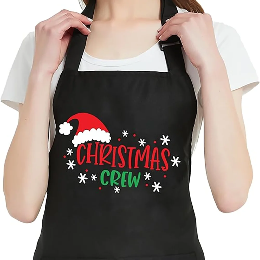 Weihnachtsschürzen für Damen und Herren mit Taschen, Küchenschürze für Urlaub, Küche, Kochen, Backen, Urlaubsdekoration, Geschenke für Papa, Mutter