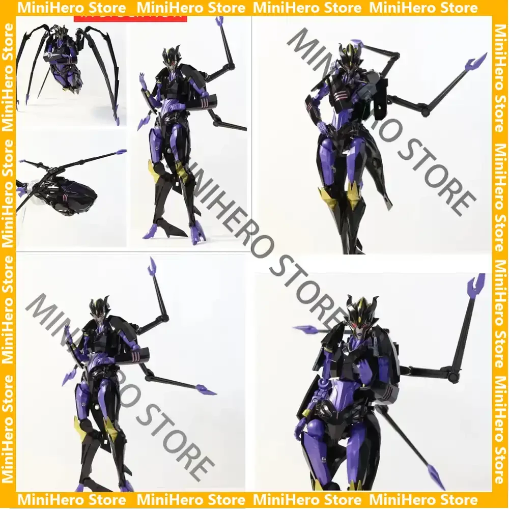 

В наличии Оригинальная фигурка APC Toys TFP Arachnid Night Countess Spider Helicopter, масштаб 1:18, ПВХ, серия Dark Forest