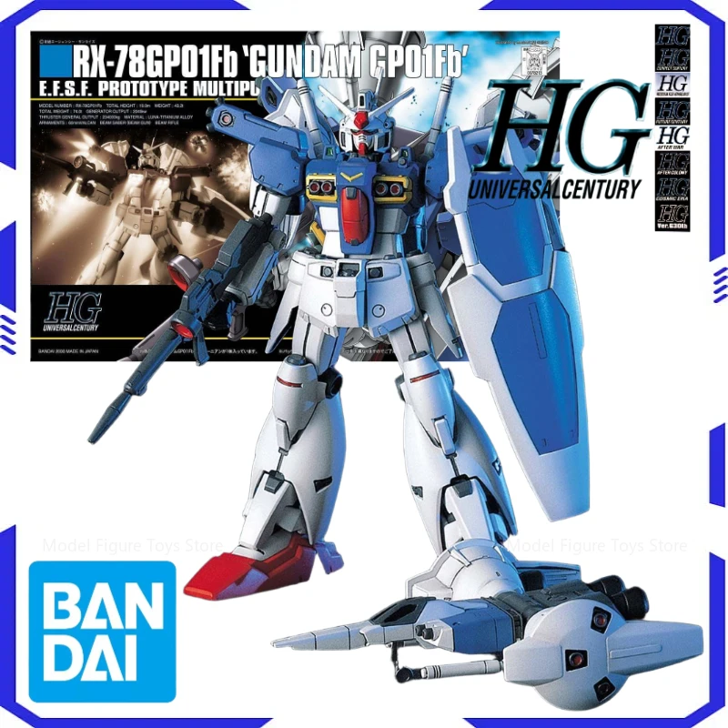 

Bandai modelo 1/144 HG-RX-78GP01Fb Zephyranthes Animation Character Collection Figure Mobile Suit Children's Toys Holiday Gifts