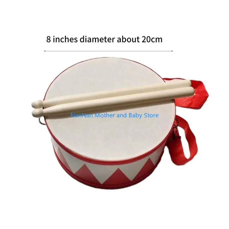 Kids Wooden Music Instrument Toy Drum Sensory Percussion Musical Education Toy
