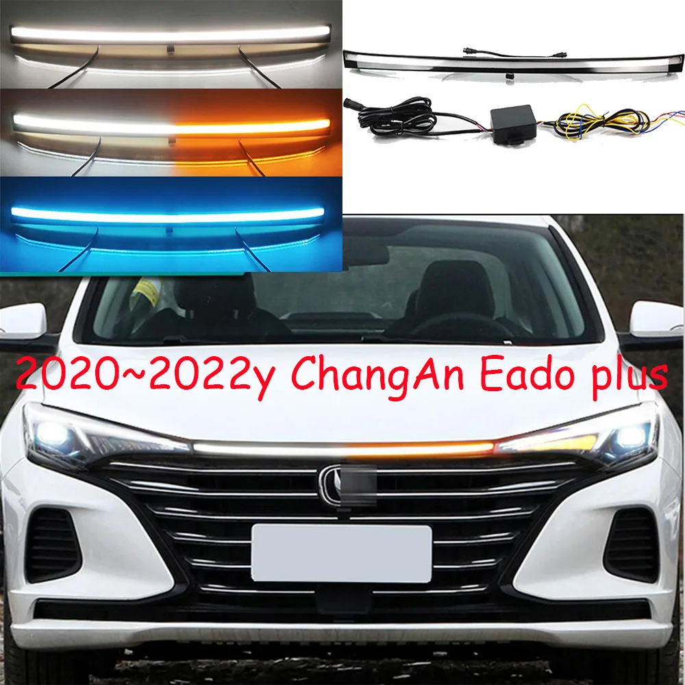 car bumper headlamp ChangAn Eado plus daytime light 2020~2021y DRL car accessories LED headlamp ChangAn Eado plus fog lamp