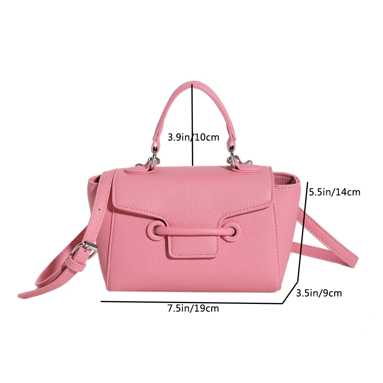 Classic Handbag Women Bag Solid Color Pu Leather Shoulder Bag For Female Versatile Messenger Bag Simple Trend Hand Bag Brand