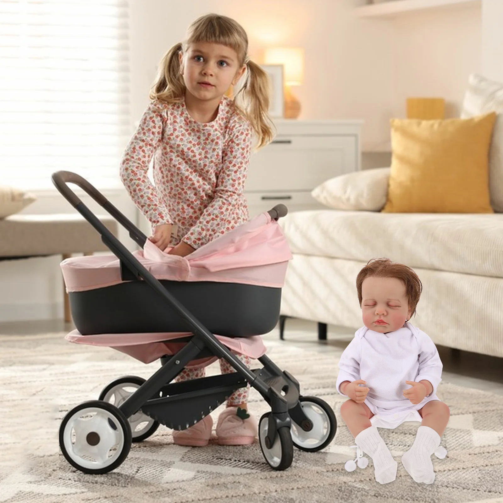 

Reborn Baby 49 Cm Realistic Soft Newborn Infant Pretend Nursing Role Play Reborn Toddler Boy Lifelike Baby