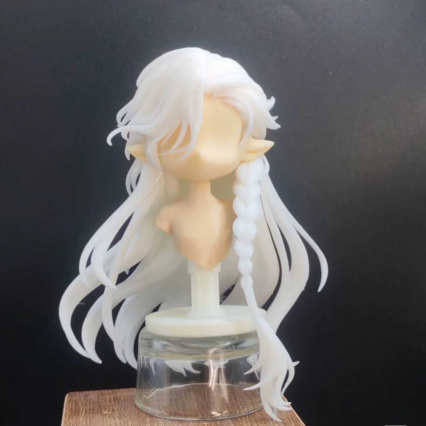 Ungefärbte 3D-Kopfkapsel-Druckform in Weiß für Actionfiguren Gsc Ob11/ob22 Gesichtsteil-Dekor-Zubehör – Detail 10
