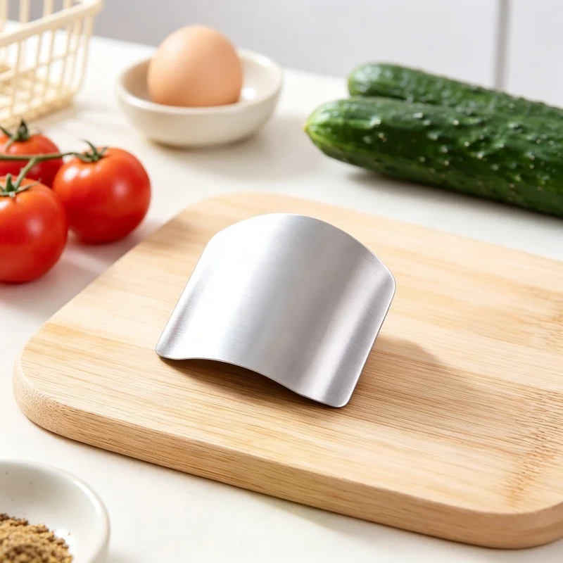 Stainless Steel Finger Guard For Cutting Vegetables Anti Cut Finger Protector Safe Slicing Shield Kitchen Cooking Gadget