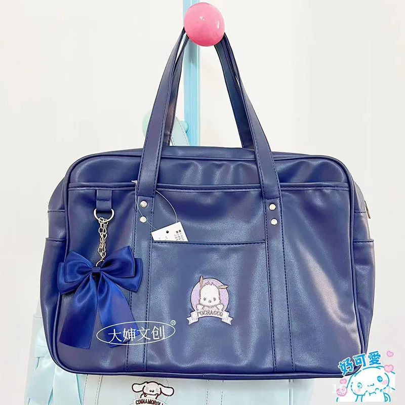 Kawaii Sanrio My Melody Cinnamoroll Kuromi Pompompurin Pochacco Handbag One Shoulder Bag Storage Bag Christmas Gift For Girls