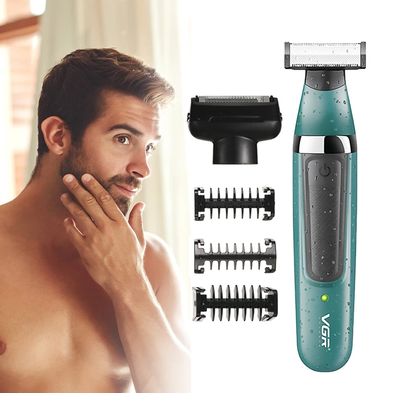 Beard Cutter Electronic Shaver Man Bart Trimmer Babeador Eletrico VGR Professional Razor Men's Shaving Apparatus Haircut Machine