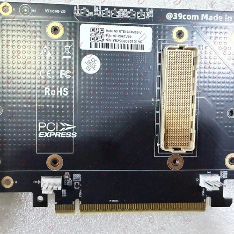 RT  SXM2 To PCIE Adapter Board Supports for Nvidia Tesla P100 V100 16GB 32GB w/bracket