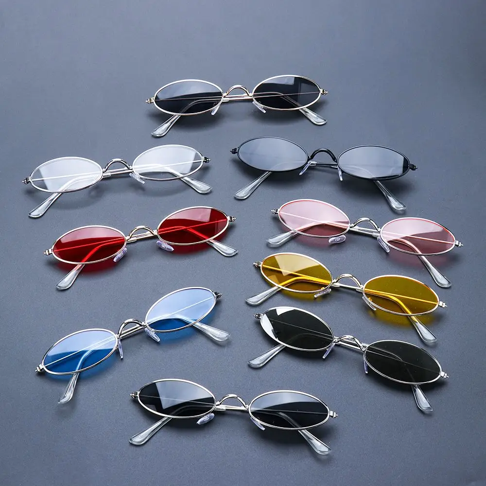 Summer Accessories Small Frame Vintage Shades Sun Glasses Eyeglasses Oval Sunglasses