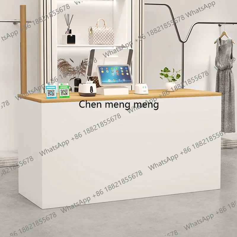 

F5822 Boutique Beauty Reception Counter Clinic Luxury Retail Store Reception Counter Checkout BakeryTheke Rezeption Office Furni