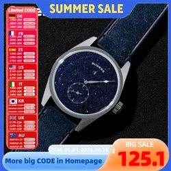 Sugess Herren uhr automatische st1721 Uhrwerk Aventurin mechanische Armbanduhren Hardlex Glas Mode einfache Business-Uhr s451