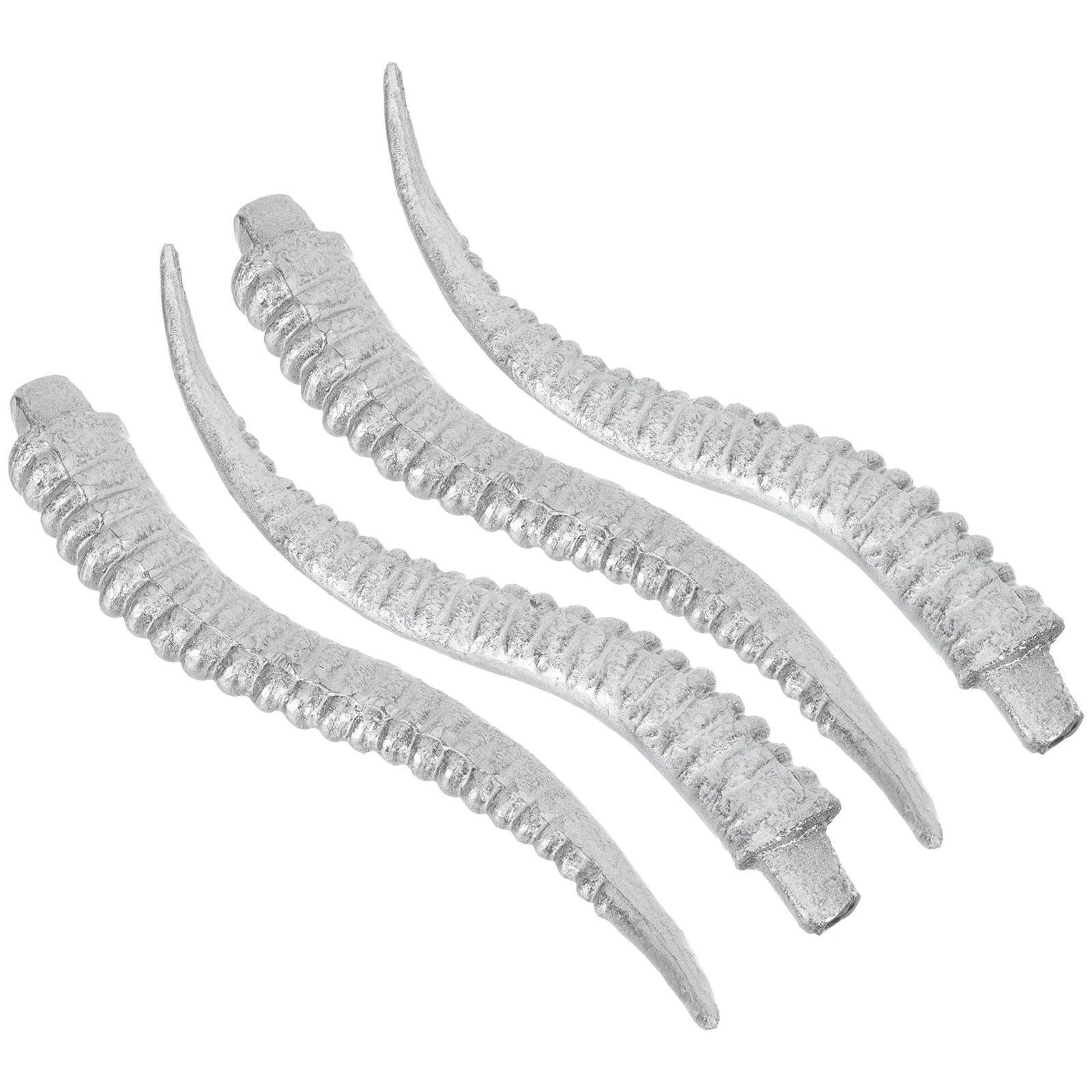 

4pcs Diy Simulation Sheep Horn Headband Hair Decoration Gothic Party Headdress Cosplay Accessories Halloween Wearable