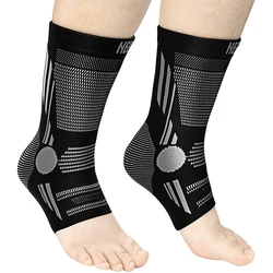 Ankle Brace Compression Sleeve Unterstützung für Achilles Sehnenscheidenentzündung Plantarfasziitis Joint Schmerz Schwellungen Ferse Spurs Verletzungen Recovery