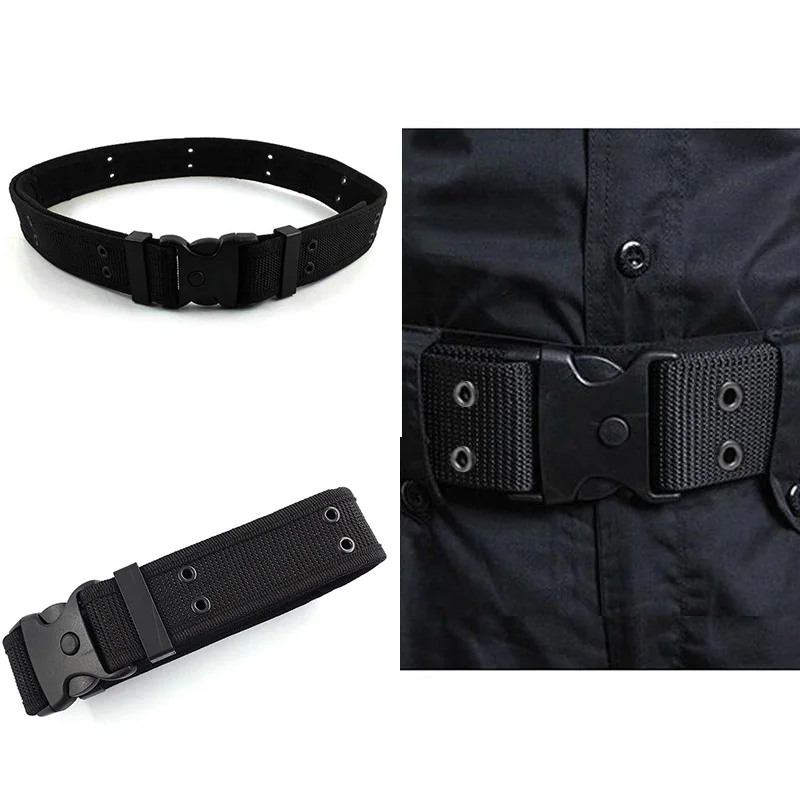 Nylon Taktischer Gürtel Dünner Außengürtel Trainingsgürtel Outdoor-Sportausrüstung Jagdzubehör