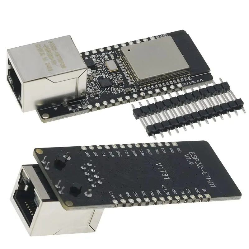 WT32-ETH01 Embedded Serial Port Networking Ethernet Bluetooth-compatible WIFI Combo Gateway MCU ESP32 Wireless Module Board view 4