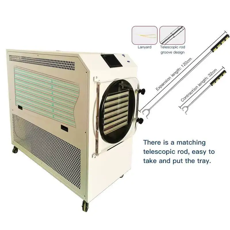 Commercial Tray Space 3.5M2 14Trays HFD-35 Freeze Dryer Hine For Fruit Food And Vegetable